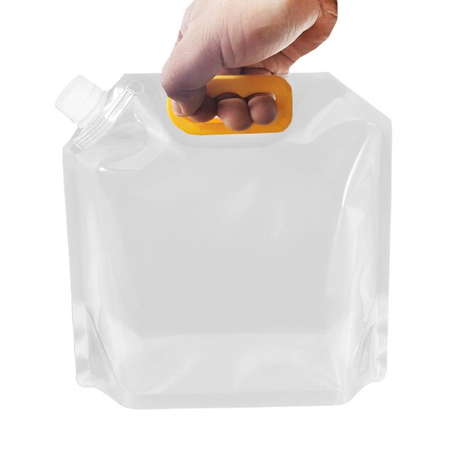 비상용 백팩휴대용 임시 비닐 물통 2L 소형 워터백