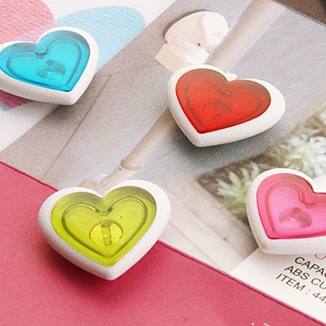 하트 캐릭터자석홀더 5포장 총 20P