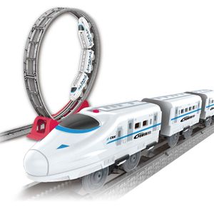 360도 회전 기차 레일 놀이 고속열차 장난감 세트