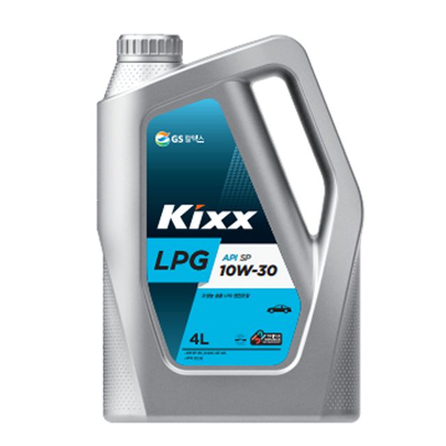 GS칼텍스 킥스 LPG 10W-30 고성능 엔진오일 4L