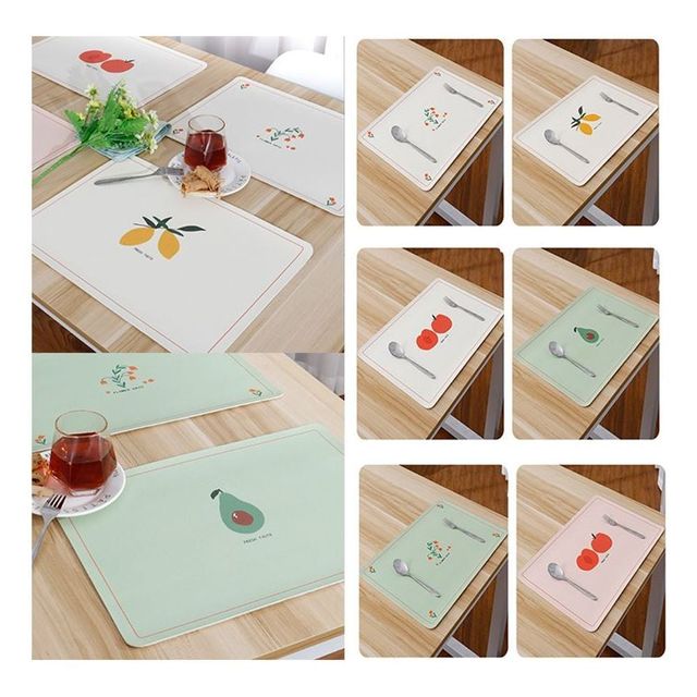 키밍 가죽 식탁매트 방수 오염방지 테이블 인테리어 필수 아이템