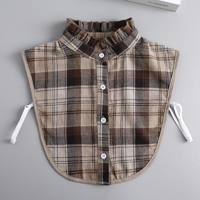 클래식 체크 레이어드 카라 OSM-1006202