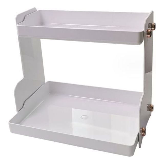2단 화장품 정리대 탁상 거치대 선반 진열대