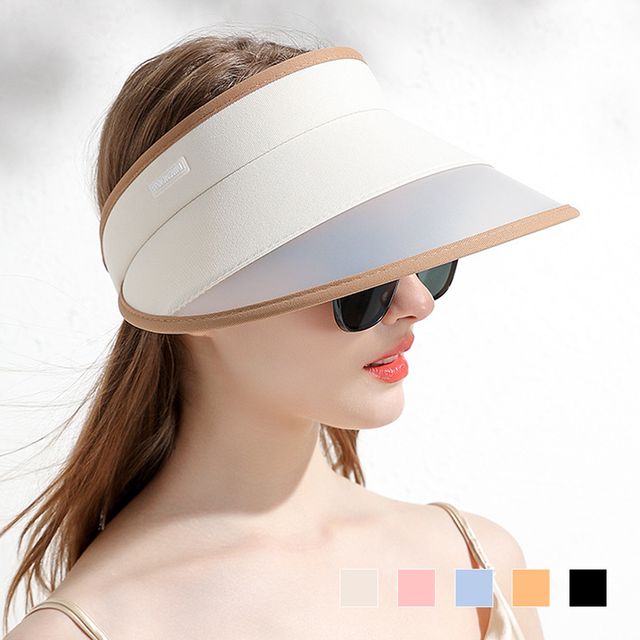 화샤 대폭 꼬깔 반투명 썬캡 SD230406