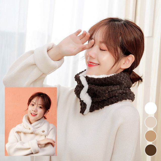 파인애플퍼 투버튼 넥워머 EL-1004008