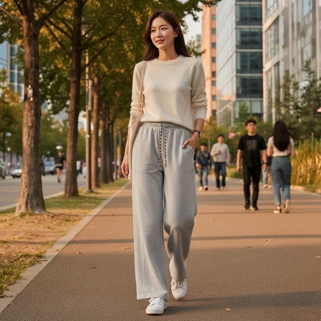 카야크 사이드 핀탁 와이드바지 SD-260511