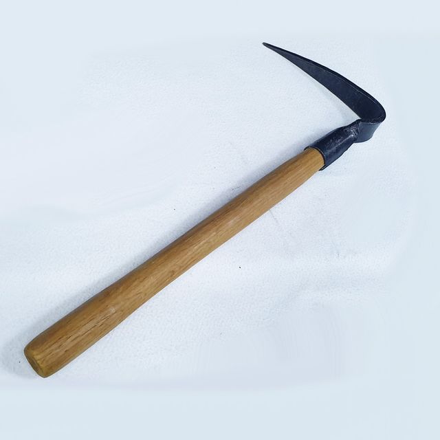 여물 쇠스랑 1발 나무자루 등산괭이 한발괭이