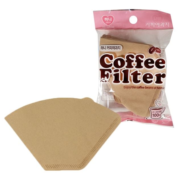 하니 커피여과지 커피필터 2호 2-5인용 10