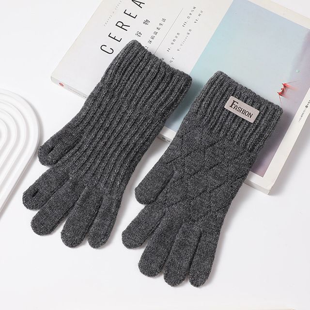 핑거홀 스마트폰터치 니트 방한 겨울장갑 OSM-1006034