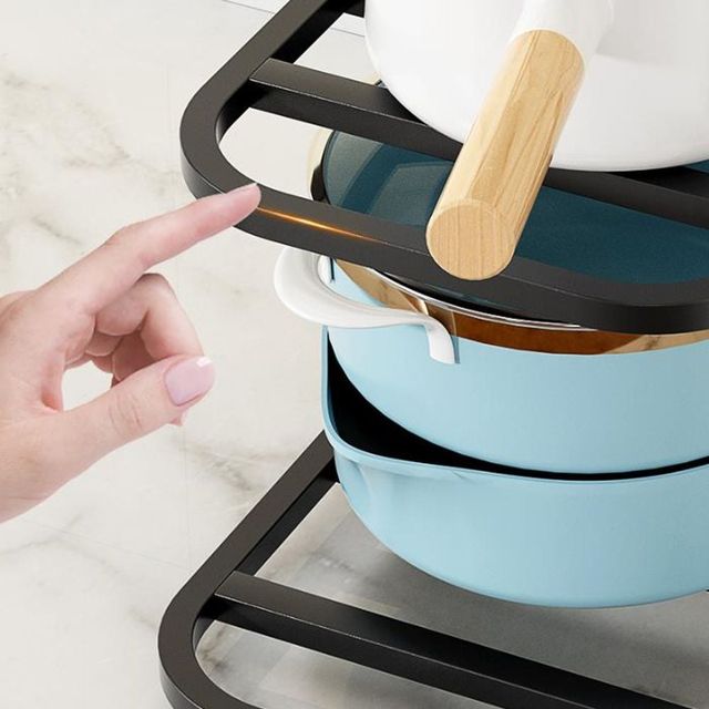 주방 멀티 수납선반 2단 3단 4단 정리대 효율적인 공간 활용