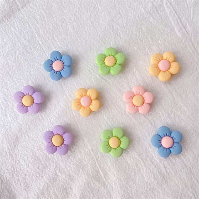 신발 장식 세트 호환용 14P 실내화 꽃 악세서리