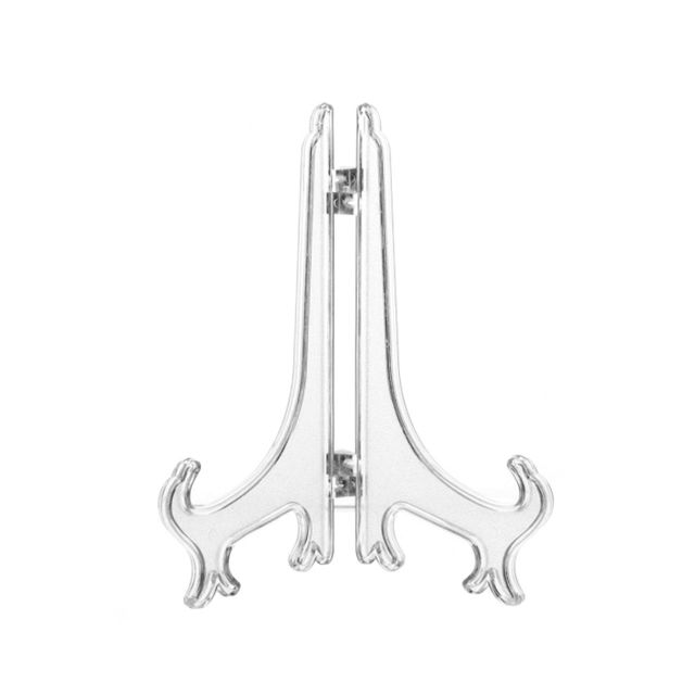 투명 플라스틱 액자 받침거치대 스탠드 소 중 대