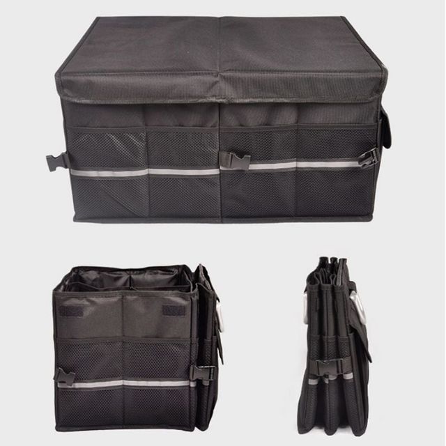 다용도 접이식 수납백 트렁크 정리 가방 휴대용 정리함
