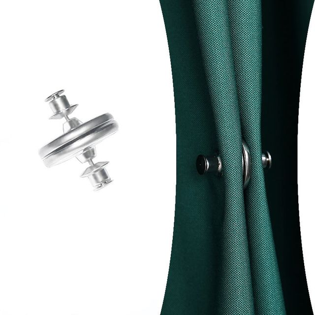 커튼 고정자석 클립 12pcs 원형 17mm 20mm 마그네틱