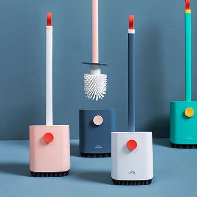 키밍 실리콘 변기청소 솔 벽부착형 변기세척용품