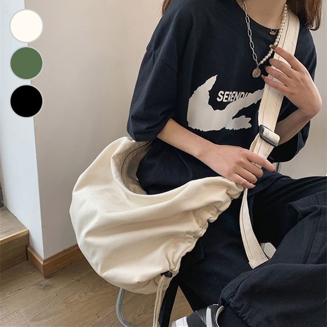 스트링 캔버스 크로스 바디백 ELG-154