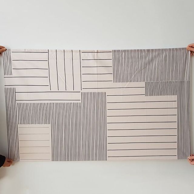 고급스러운 찍찍이 가림막 커튼 바란스 130x80cm