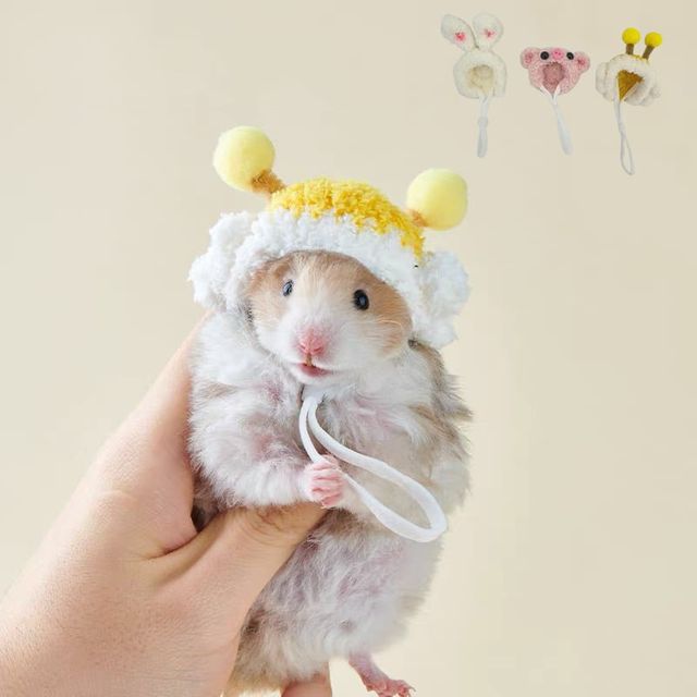 귀여운 햄스터 모자 미니 핸드메이드 소동물 촬영도구