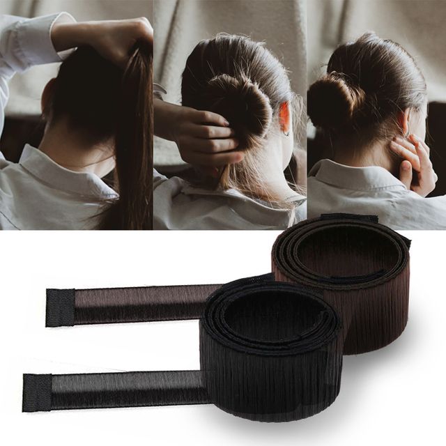 당고머리 올림머리 똥머리 스틱밴드 헤어끈 만두머리