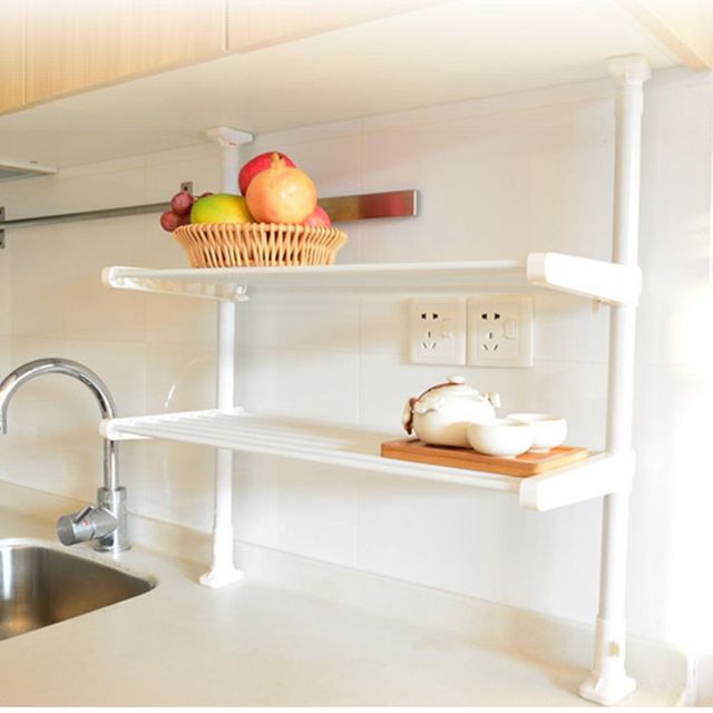 주방 정리용 조립식 수납 선반 싱크대 수납장