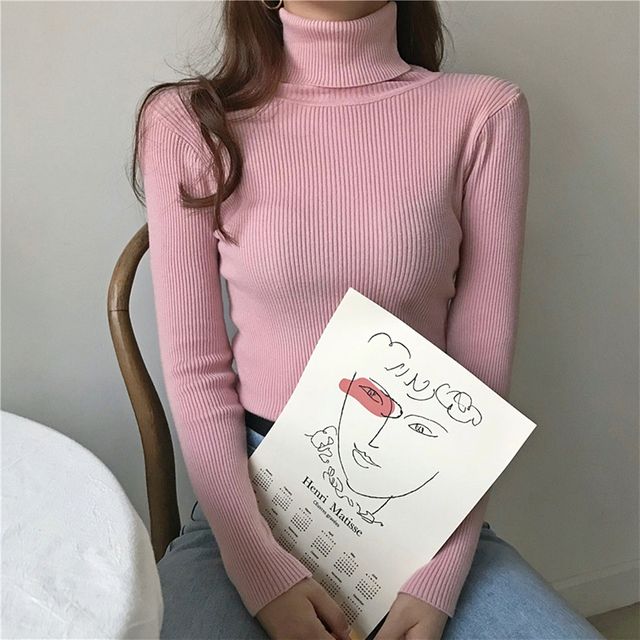 슬림라인 골지 폴라 니트 DA-1004962