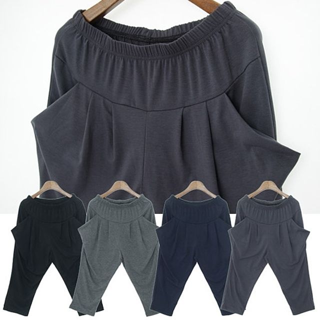 절개주머니 7부 배기바지 DM-5612