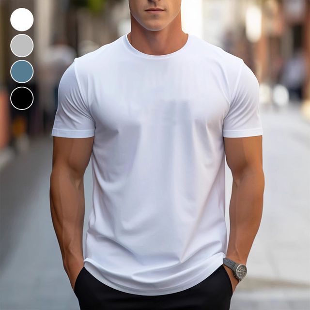 남성 베이직 반팔 티셔츠 EL-1007436