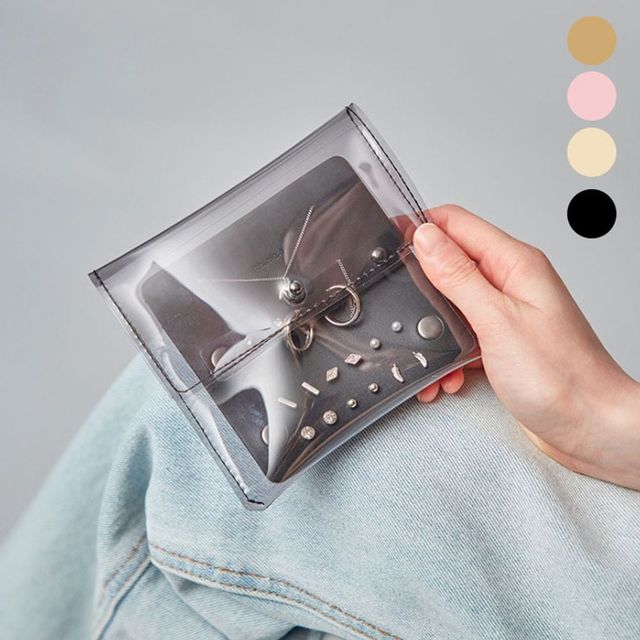 키밍 여행용 투명 주얼리 수납백 미니 파우치