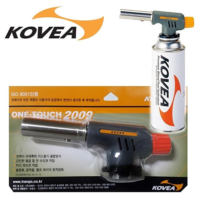 캠핑용 작업용 보급형 가스토치 코베아 2009