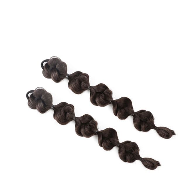 땋은 머리 포니테일 가발 코스프레 힙합 스타일