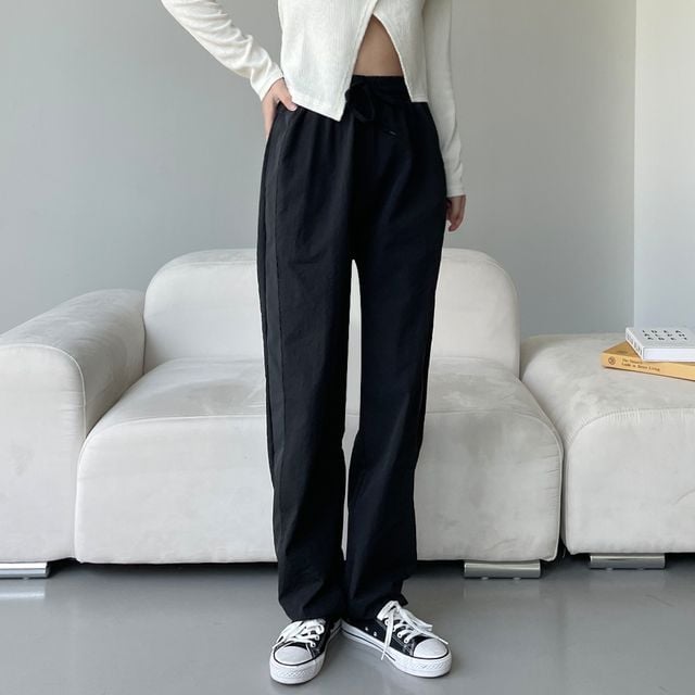 여성 베이토 옆라인 배색 밴딩 조거 팬츠 JB-1007301