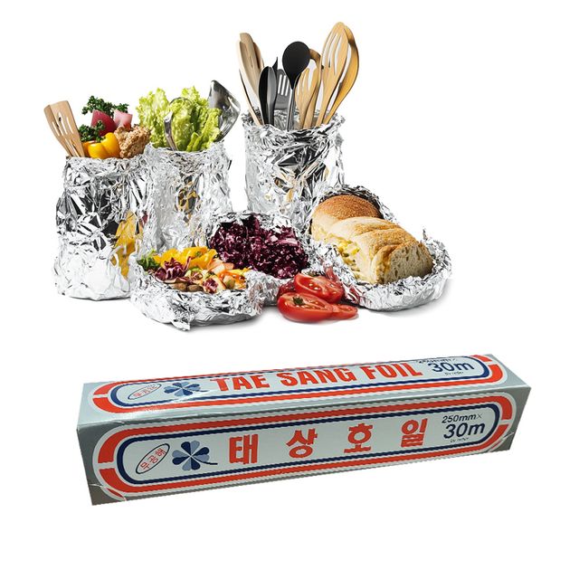 태상 알루미늄 은박 호일 쿠킹호일 폭25cm 길이30M
