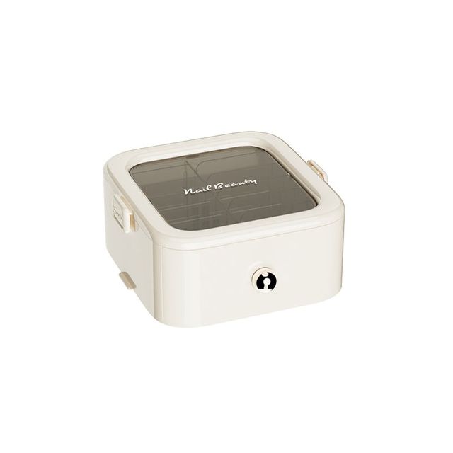 키밍 네일 소품 정리함 1단 데스크 수납함 보관박스 네일재료 보관함