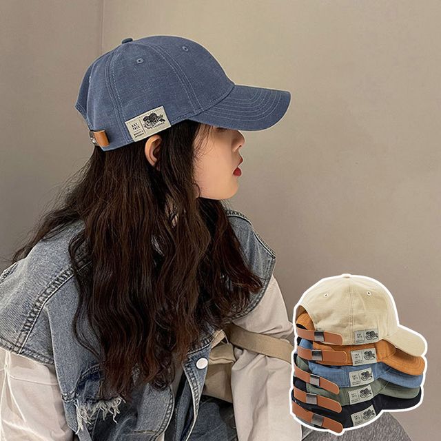 남자 여자 면 소재 패치 볼캡 URK-477