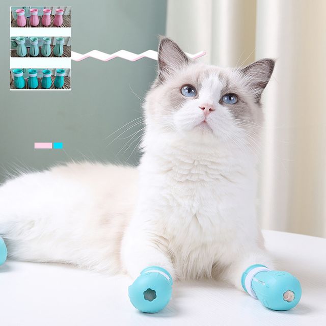 고양이 샤워 슈즈 목욕 신발 미용 애완용품 할큄 방지