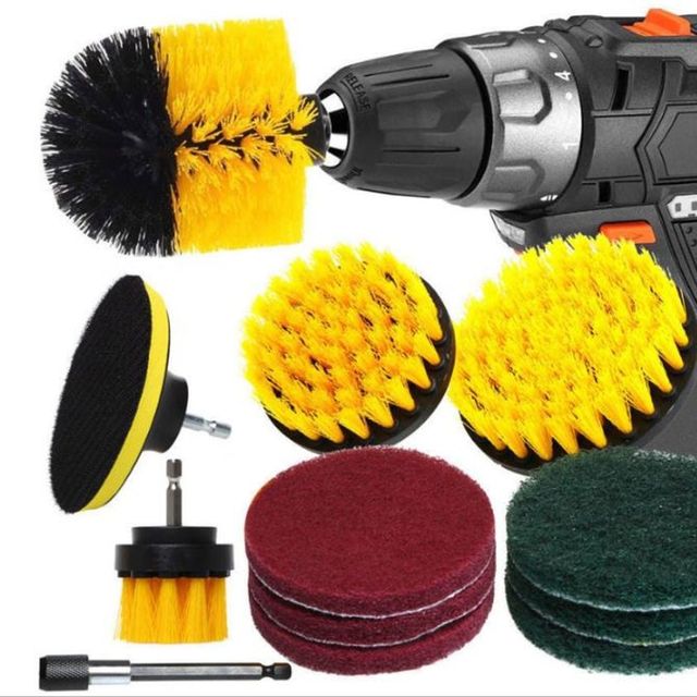 키밍 다용도 드릴 청소솔 세트 바닥청소 헤드 12개입