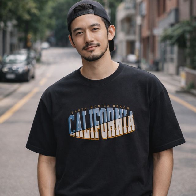 캘리포니아 300g 도톰 끝판 순면 반팔 티셔츠 MFNC-1006439