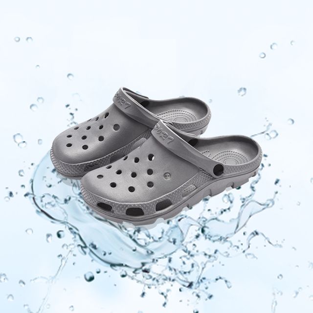 발 편한 슬리퍼 물놀이 캠핑 방수 튼튼한 그레이