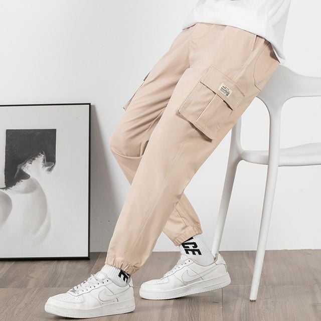 남자 카고 조거 팬츠 편한 작업복 고무줄 조커 바지