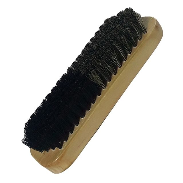 이중모 원목 구두광택솔