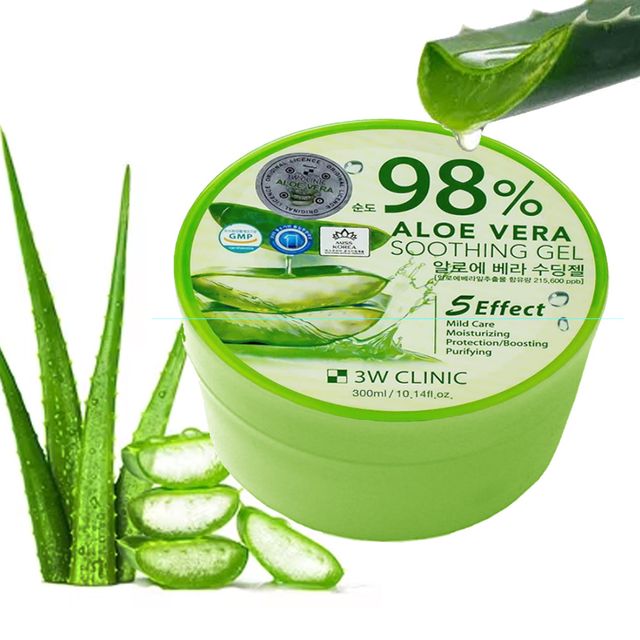 3W 알로에 베라 수딩젤 순도98 보습 젤크림