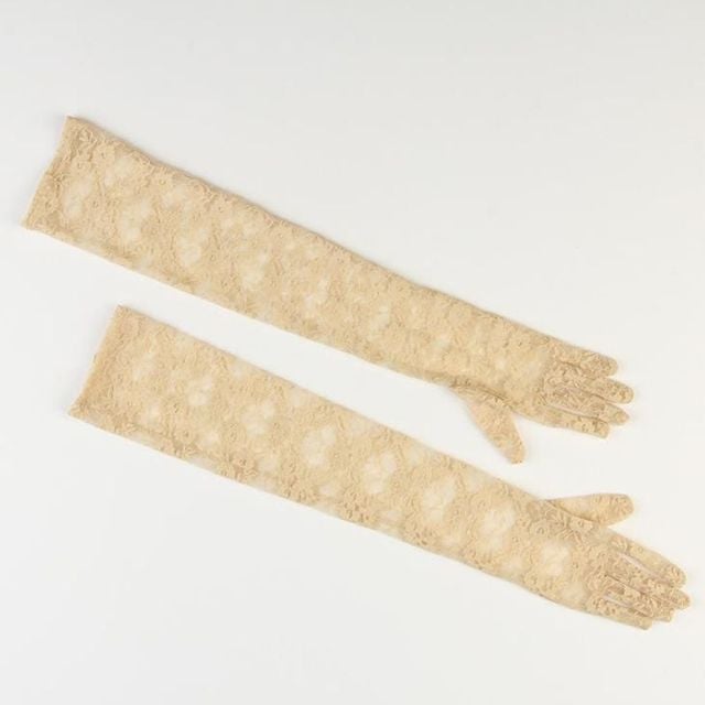 레이스 자외선차단 장갑 결혼식 패션 토시