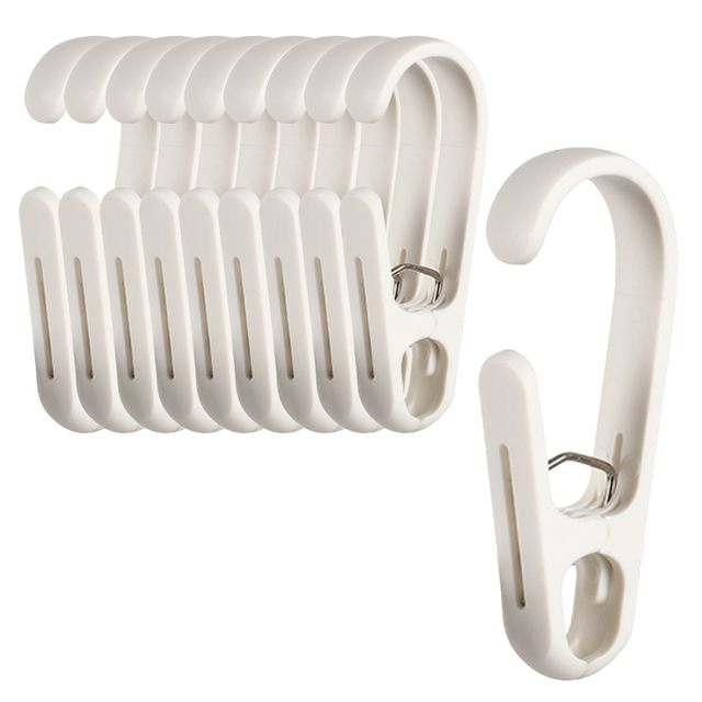 장만A666 후크고리 클립 빨래집게 10P 소품걸이 집개 FaSoLa 파솔라 일본마트