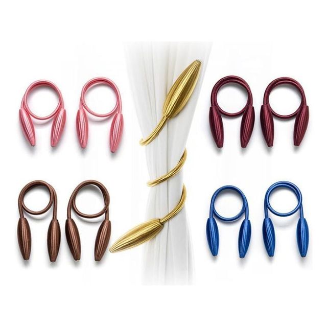 키밍 자바라 커튼 타이 마그네틱 자석 타이백 세트