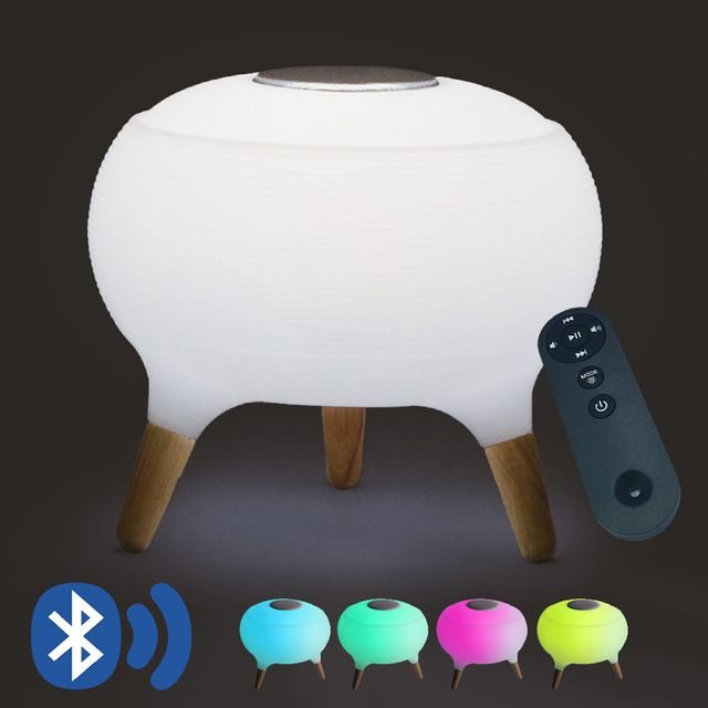 우든핏 리모컨 7색변환 블루투스 스피커 무드등