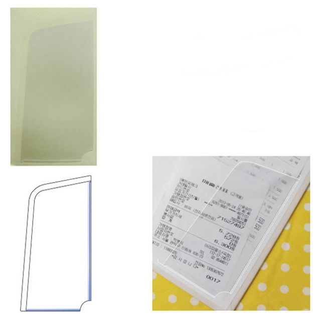 코너형 포켓 영수증꽂이 라벨테이프 긴중형 30