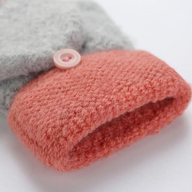 여성용 겨울 방한 벙어리 장갑 바이크용