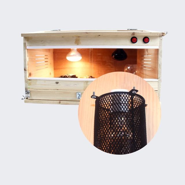 램프보호 원형 보호망 파충류 램프커버 전구커버