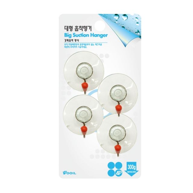 스틸고리 대형 흡착행거 4P