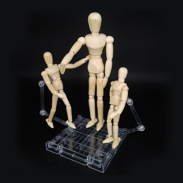 투명 피규어 스탠드 거치대 장식 모음